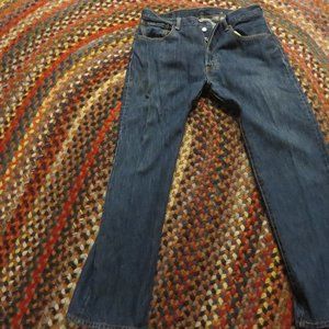 Men's LEVI 501 Straight Leg all button fly Denim Jeans  Sz 33x30
